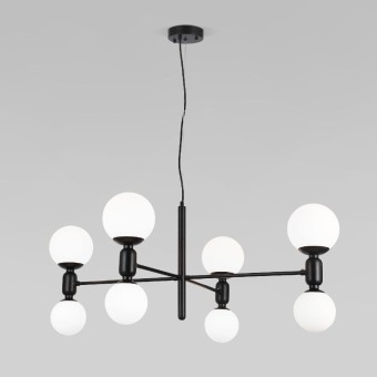 Подвесная люстра Eurosvet Bubble 30182/8 черный Smart a063212