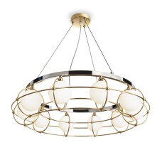 Подвесная люстра Maytoni Carcass MOD312PL-10GCH