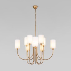 Подвесная люстра Eurosvet Abbey 60164/10 латунь Smart a065749