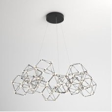 Подвесная люстра Eurosvet Uma 90169/12 черный жемчуг a061154