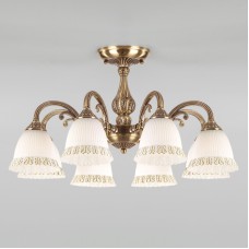 Люстра на штанге Eurosvet 60107/8 античная бронза