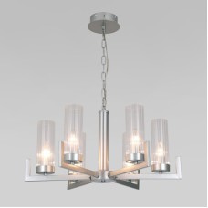 Подвесная люстра Eurosvet Arganie 60133/6 серебро