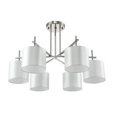 Потолочная люстра Crystal Lux Sergio PL6 Nickel