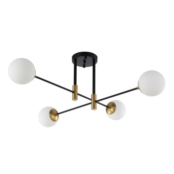 Потолочная люстра Crystal Lux Fidel FIDEL PL4 BLACK