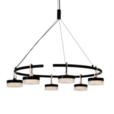 Подвесная люстра Delight Collection P0855-6C black