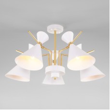 Люстра на штанге Eurosvet 70114/5 белый Smart a047641