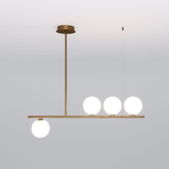 Подвесная люстра Eurosvet Fredo 70136/4 латунь a061532