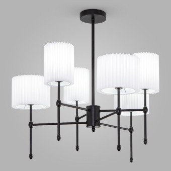 Люстра на штанге Eurosvet Notturno 60162/6 черный Smart a065662