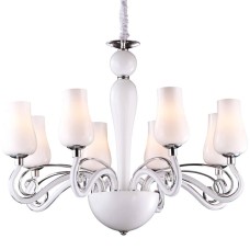 Подвесная люстра Arte Lamp Biancaneve A8110LM-8WH