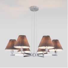 Подвесная люстра Eurosvet Peony 60136/6 хром/графит