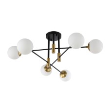 Потолочная люстра Crystal Lux Fidel FIDEL PL6 BLACK