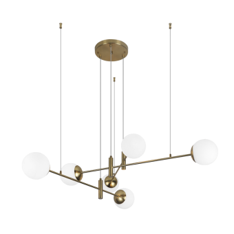 Подвесная люстра Eurosvet Planet 70146/6 латунь Smart a062028