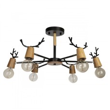 Люстра на штанге Loft IT Sven 10024/6 Black