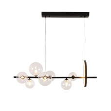 Подвесная люстра Delight Collection Art Deco Bubble KG1233P-7 black/clear