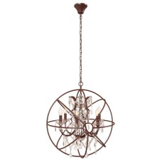 Подвесная люстра LOFT IT Foucaults orb crystal Loft1897/6