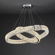 Подвесная люстра Delight Collection D8010P/2R/D800+600 silver