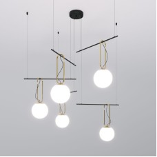 Подвесная люстра Eurosvet Riche 70143/5 черный Smart a060841