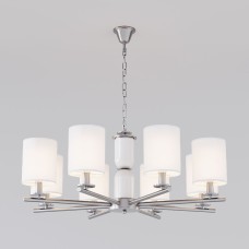 Подвесная люстра Eurosvet Caprera 60146/8 никель Smart a063869