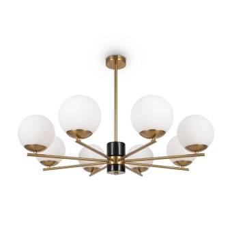 Люстра на штанге Freya Marble FR5230PL-08BS