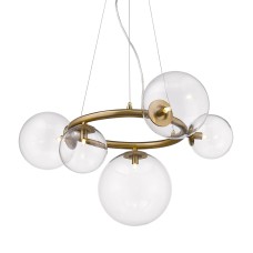 Подвесная люстра Delight Collection Puppet P68092-5 brass