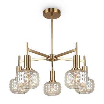 Люстра на штанге Freya Fero FR5366CL-05BS