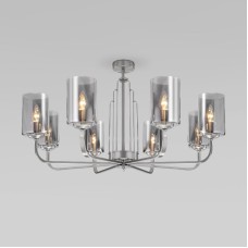 Люстра на штанге Eurosvet Defi 60138/8 сатин-никель a060904