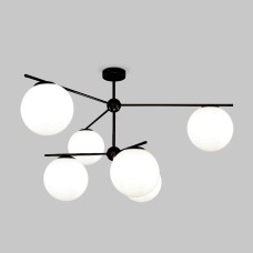 Люстра на штанге Eurosvet Marbella 60147/6 черный Smart a063852