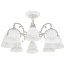 Люстра на штанге Eurosvet 60107/8 белый с золотом