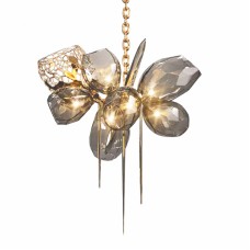 Подвесная люстра Delight Collection Britannica 8898P/AS gold/smoky