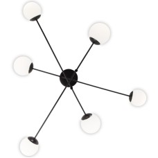 Потолочная люстра Eurosvet Netz 30181/6 черный Smart a062214