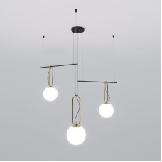 Подвесная люстра Eurosvet Riche 70143/3 черный Smart a060839