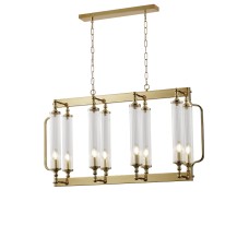Подвесная люстра Crystal Lux TOMAS SP8 L1000 BRASS