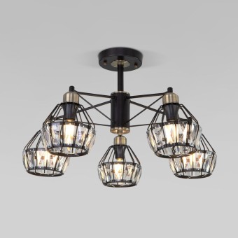 Потолочная люстра Eurosvet Lord 70075/5 черный