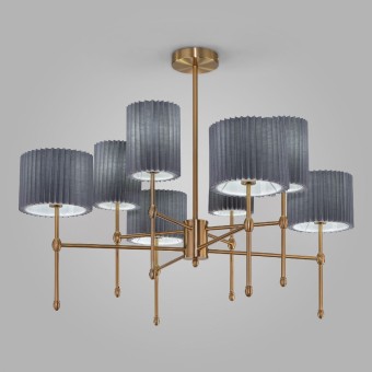 Люстра на штанге Eurosvet Notturno 60162/8 латунь Smart a065666