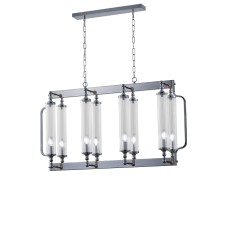 Подвесная люстра Crystal Lux TOMAS SP8 L1000 CHROME
