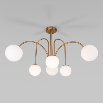 Потолочная люстра Eurosvet Alix 30177/6 латунь Smart a055499