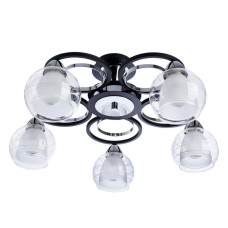 Потолочная люстра Arte Lamp Ginevra A1604PL-5BK