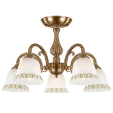 Люстра на штанге Eurosvet 60107/5 античная бронза