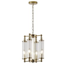 Подвесная люстра Crystal Lux TOMAS SP4 BRASS