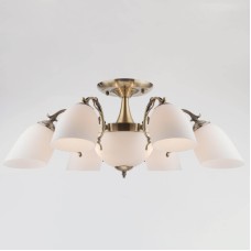 Потолочная люстра Eurosvet 22010/6+2 античная бронза
