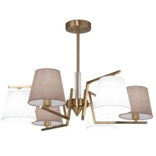 Люстра на штанге Eurosvet Ozark 60149/6 латунь Smart a064975