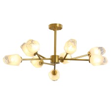 Люстра на штанге Delight Collection KM1245P-9 brass