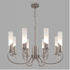 Подвесная люстра Eurosvet 60117/8 никель Smart a050019
