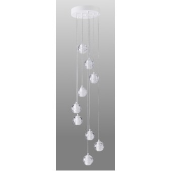 Подвесная люстра Crystal Lux Gaspar GASPAR SP9 D300 WHITE
