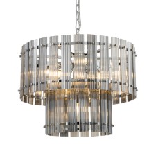 Подвесная люстра Delight Collection Ruby KG1112P-7 chrome/smoky