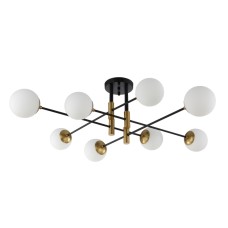 Потолочная люстра Crystal Lux Fidel FIDEL PL8 BLACK