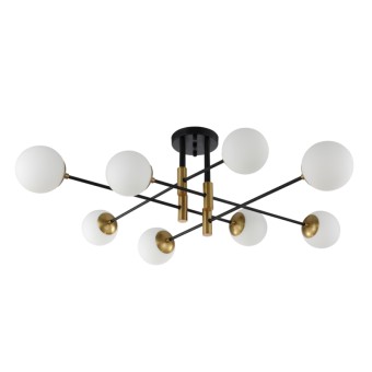 Потолочная люстра Crystal Lux Fidel FIDEL PL8 BLACK