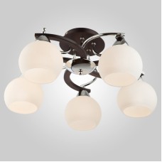 Потолочная люстра Eurosvet 9654/5 хром/венге