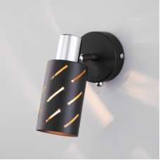 Бра Eurosvet 20090/1 черный/хром