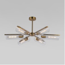 Люстра на штанге Eurosvet Trompeta 70144/6 латунь a060897